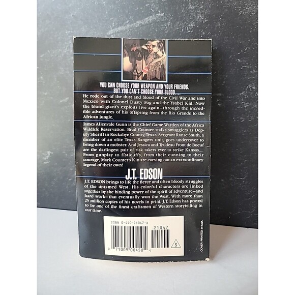 Mark Counter's Kin By J.T. Edson Paperback - Picture 9 of 10